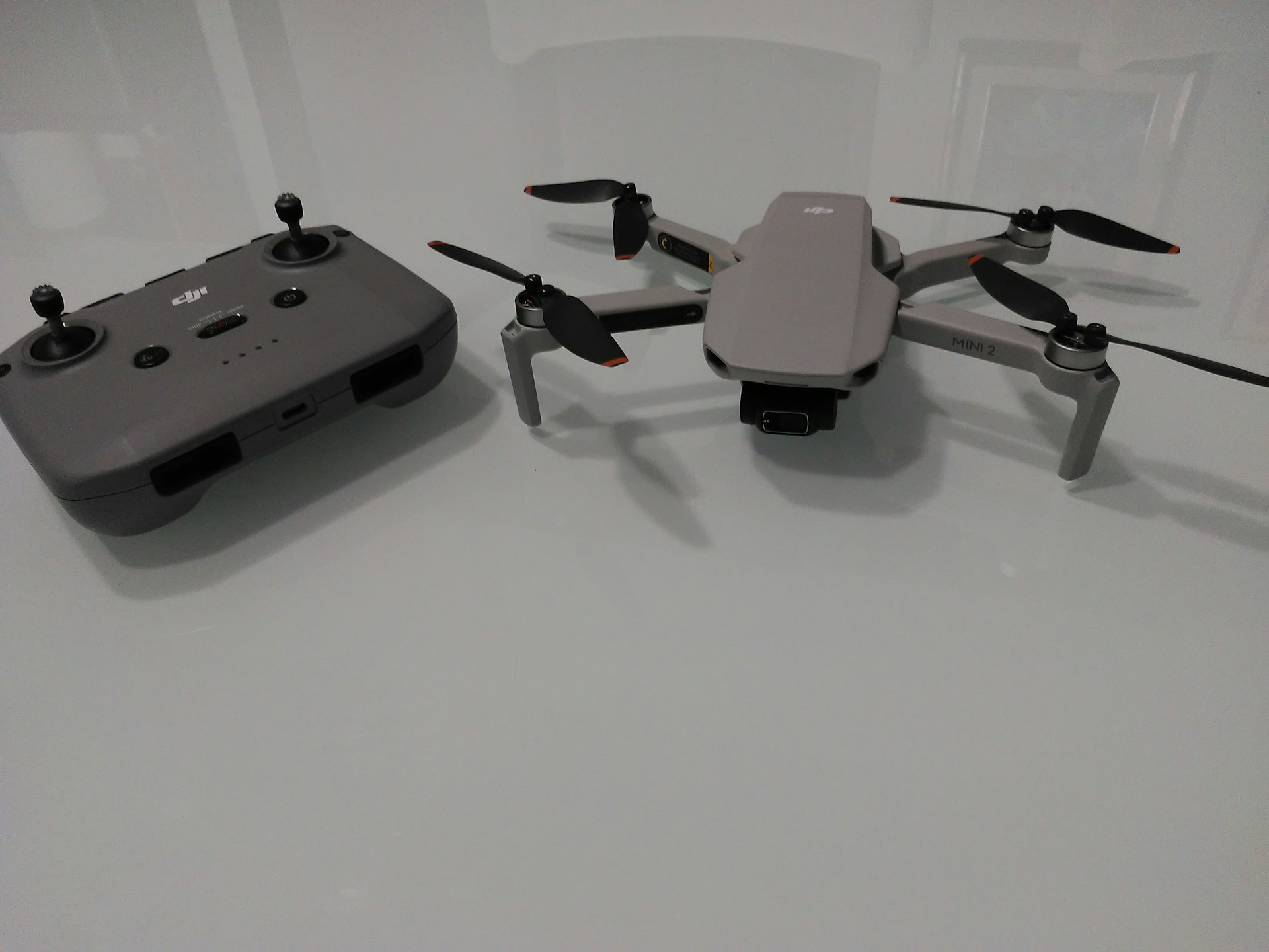 DJI drone and remote controller