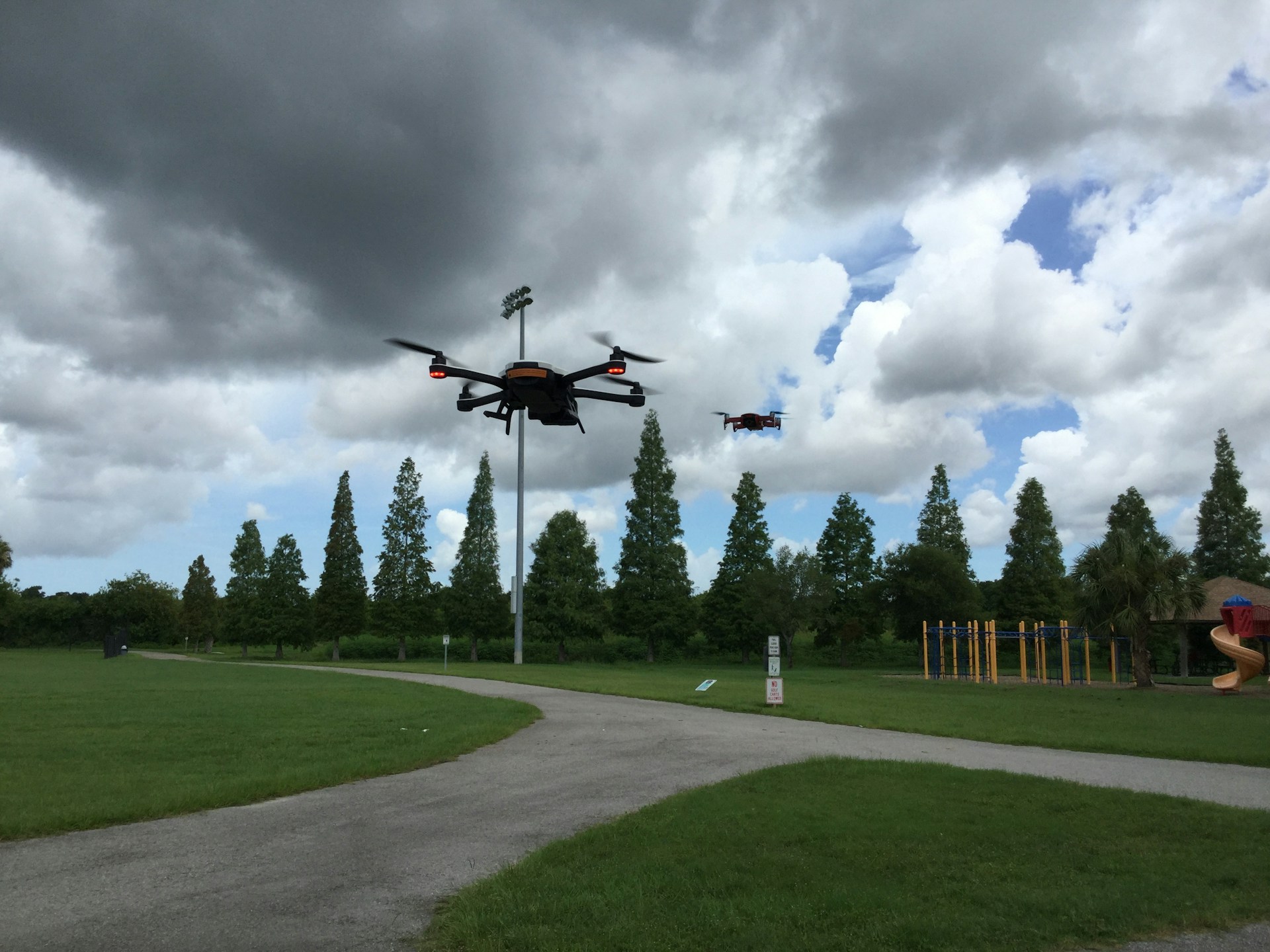 Florida - Flying drones in Tampa Bay