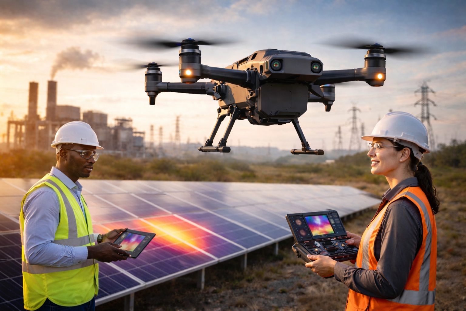 thermographic camera drone